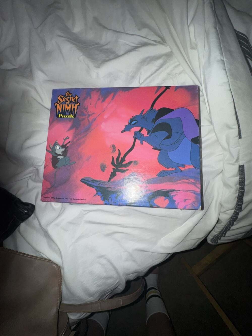 Vintage 1982 Whitman The Secret of NIMH Brutus Puzzle Over 100 Pieces